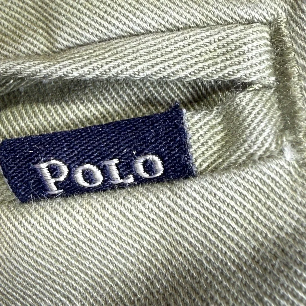 Polo Ralph Lauren Stretch Slim Fit Chino Pants Mens 36x32 Green Cotton Blend